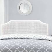 Hale white rattan headboard. From 349