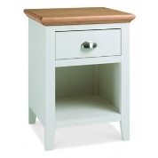 Hampstead two tone 1 drawer bedside cabinet. Only £239