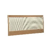 Lyndhurst rattan curved headboard. From 399