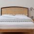 Marlow rattan bed headboard.  - view 1