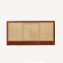 Rectangular rattan bed headboard.  - view 1