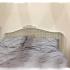 French inspired grey rattan headboard - view 1