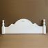 Windsor pine small double headboard. - view 3