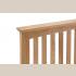 Charlotte Solid Oak Divan Bed Headboard - view 3