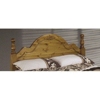 Windsor pine small double headboard.